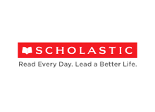 logo with image of open book and words 'Scholastic Read Ever Day. Lead A Better Life'