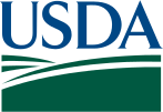 logo for U.S. Department Of Agriculture, with letters 'USDA'