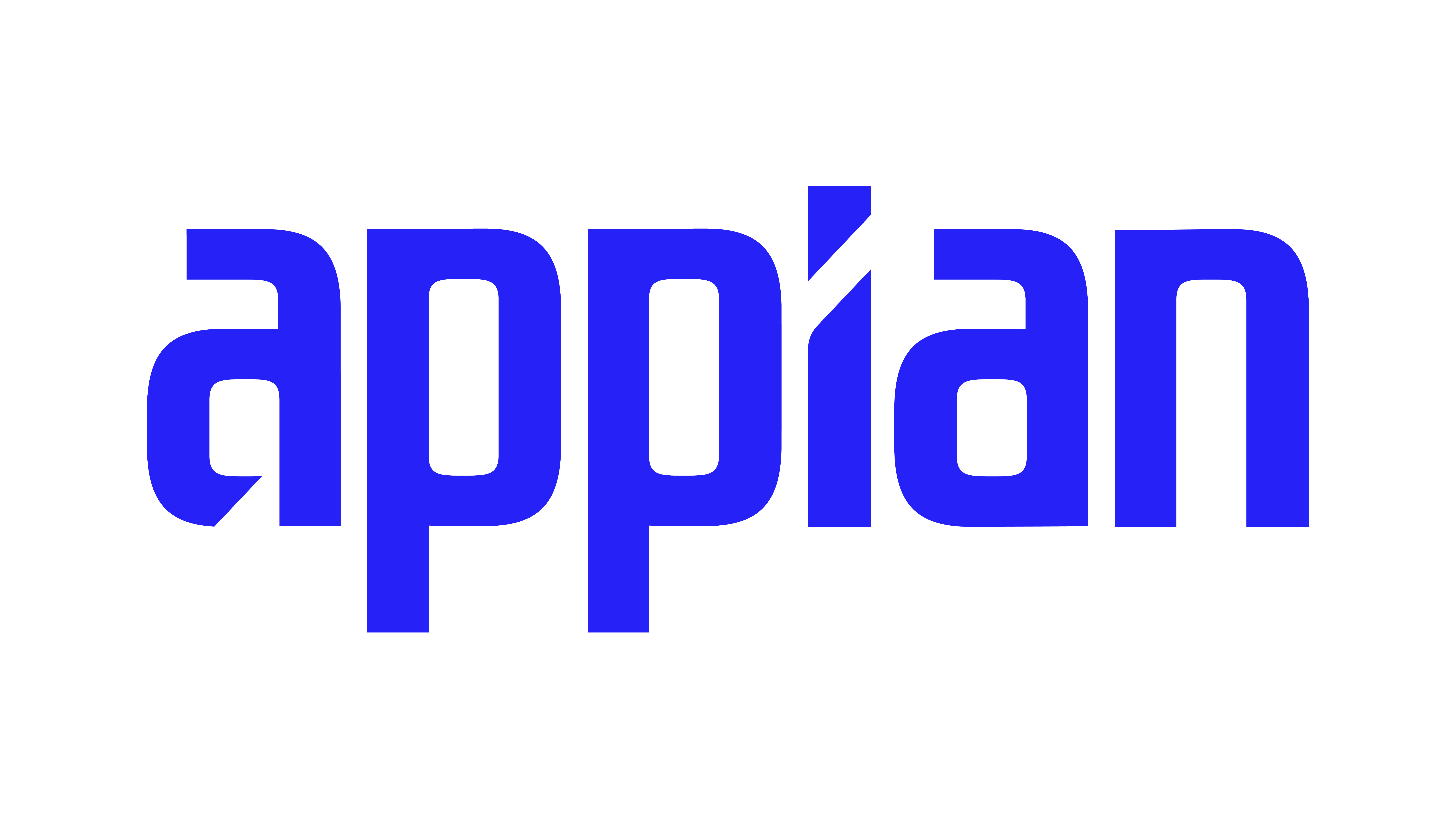 Logo that says Appian in blue 2021
